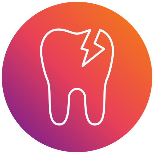 caries dental Generic gradient fill icono