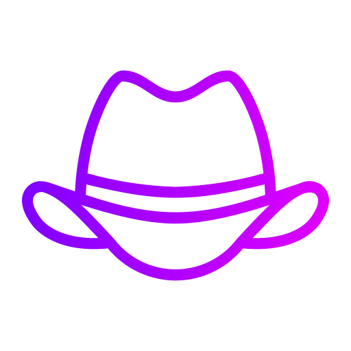 sombrero de vaquero Generic gradient outline icono