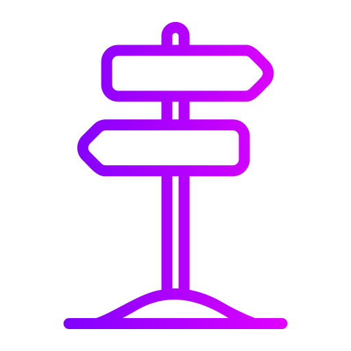 道標 Generic gradient outline icon