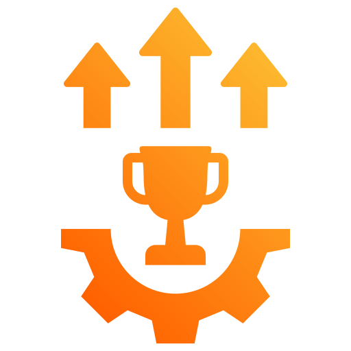 konkurencyjny Generic gradient fill ikona