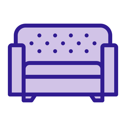 sofa Generic color lineal-color icon