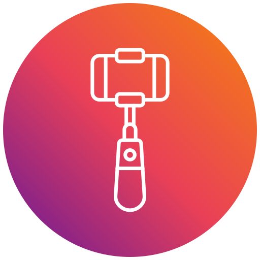 selfie-stick Generic gradient fill icoon