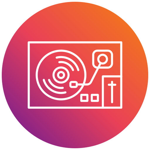 Vynil Generic gradient fill icon
