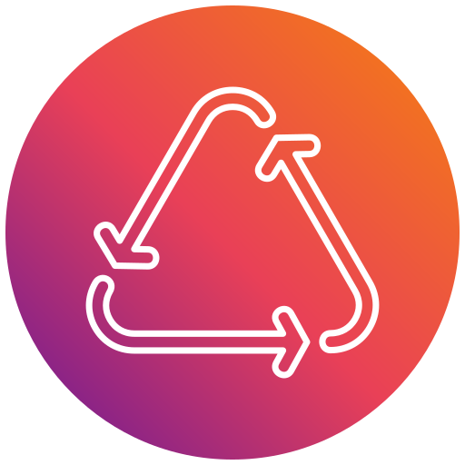 recyceln Generic gradient fill icon