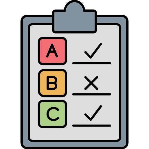 Multiple choice Generic color lineal-color icon