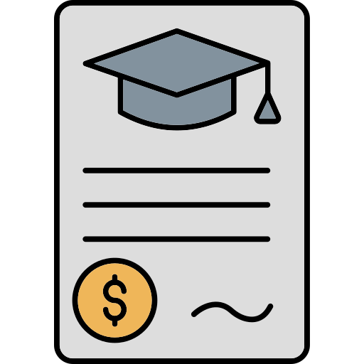 Scholarship Generic color lineal-color icon