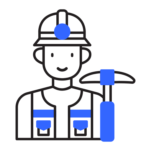 mijnwerker Generic color lineal-color icoon