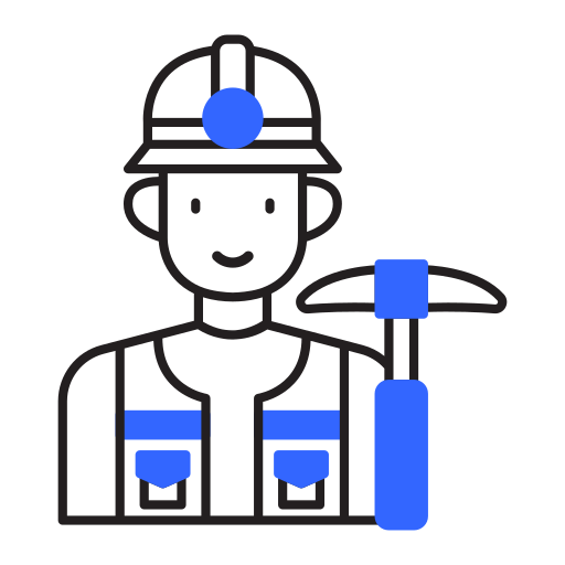 갱부 Generic color lineal-color icon