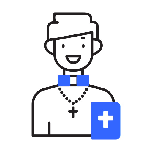 sacerdote Generic color lineal-color icono