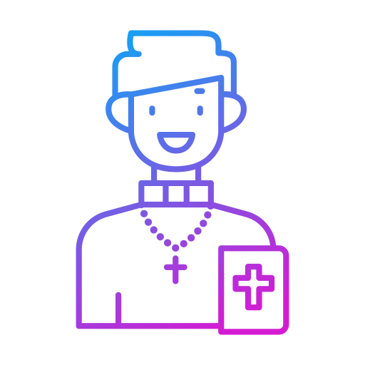 priester Generic gradient outline icon