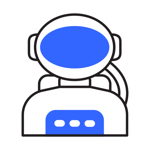 우주 비행사 Generic color lineal-color icon