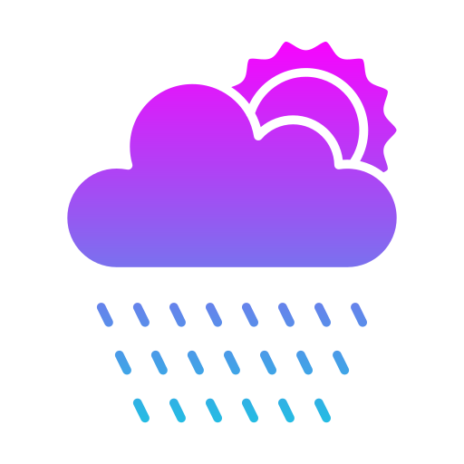 雨の日 Generic gradient fill icon