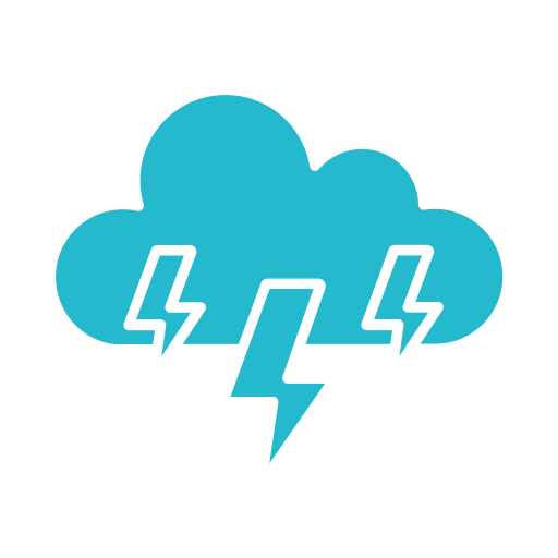 Thunderbolt Generic color fill icon