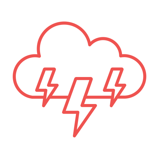 Thunderbolt Generic color outline icon