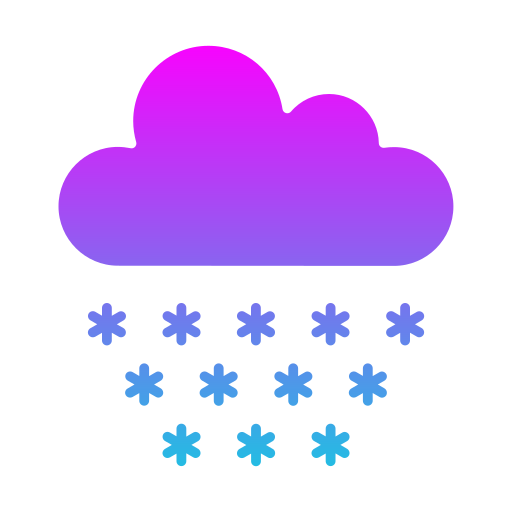 Snowfall Generic gradient fill icon
