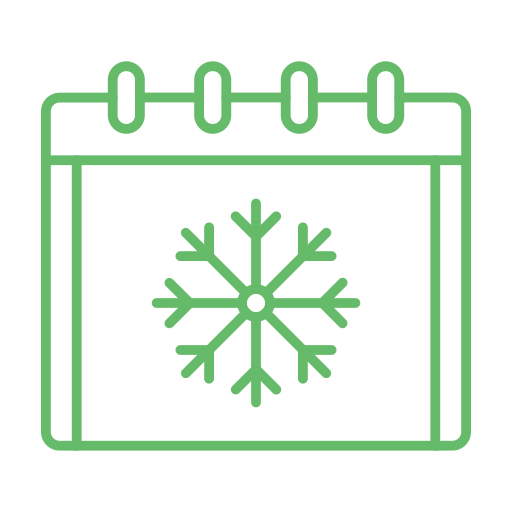 Зима Generic color outline иконка