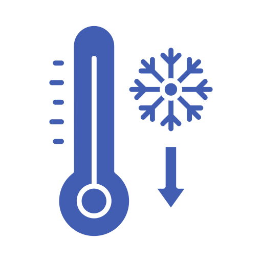 baja temperatura Generic color fill icono