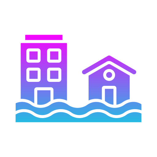 홍수 Generic gradient fill icon