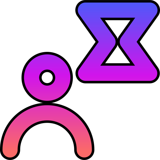 Hourglass Generic gradient lineal-color icon