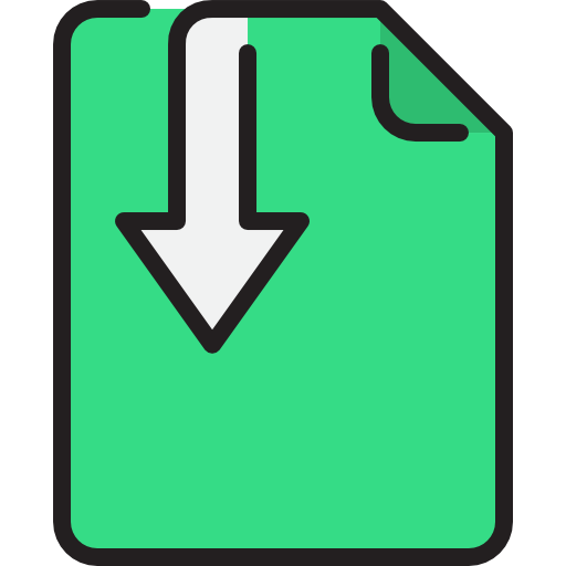 archivo Justicon Lineal Color icono