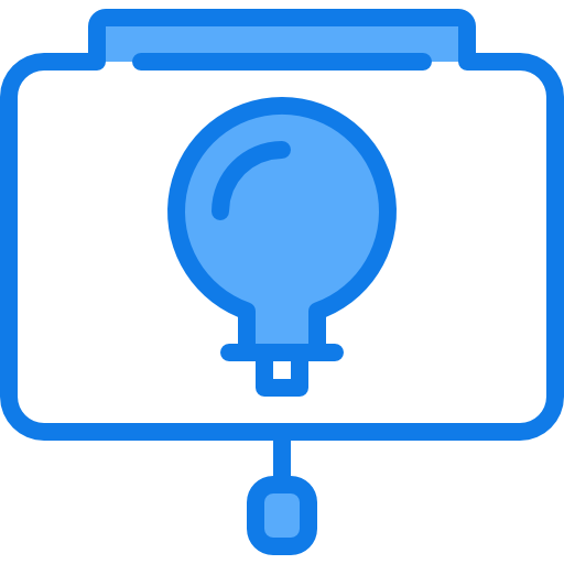 Presentation Justicon Blue icon