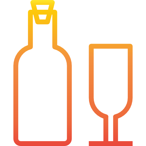 bottiglia di vino Catkuro Gradient icona