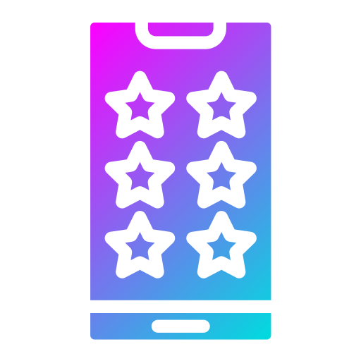 Rating stars Generic gradient fill icon