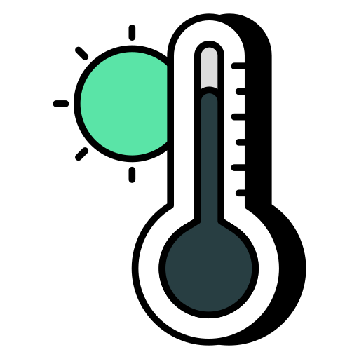 thermometer Generic color lineal-color icon