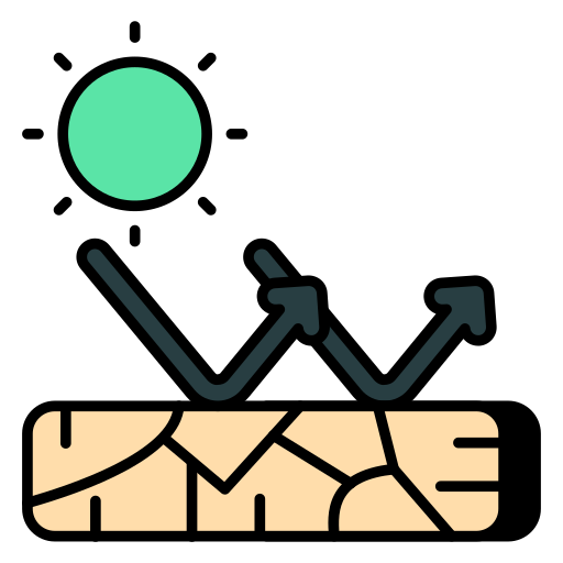 trockenheit Generic color lineal-color icon