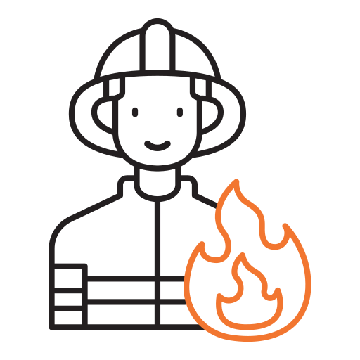 pompiere Generic color outline icona