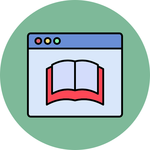 e-book Generic color lineal-color icon