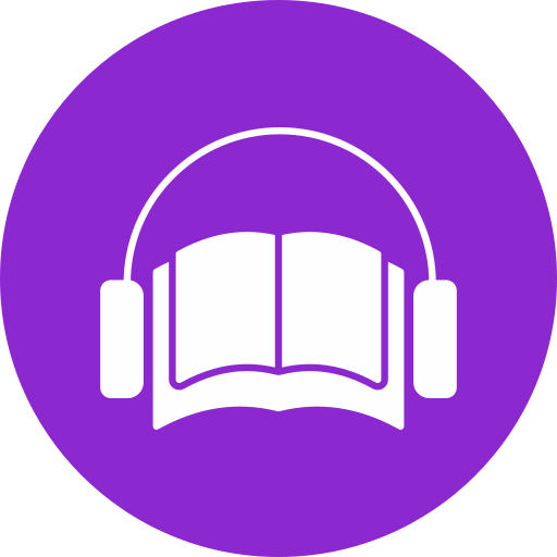 audio libro Generic color fill icono