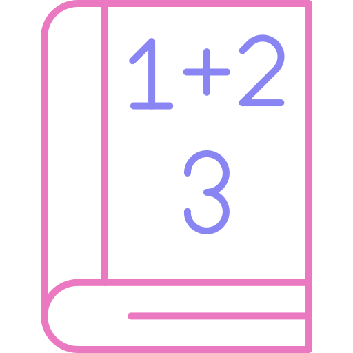 Math book Generic color outline icon
