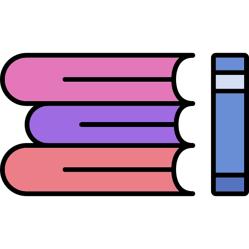 Стопка книг Generic color lineal-color иконка