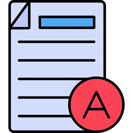 Grades Generic color lineal-color icon