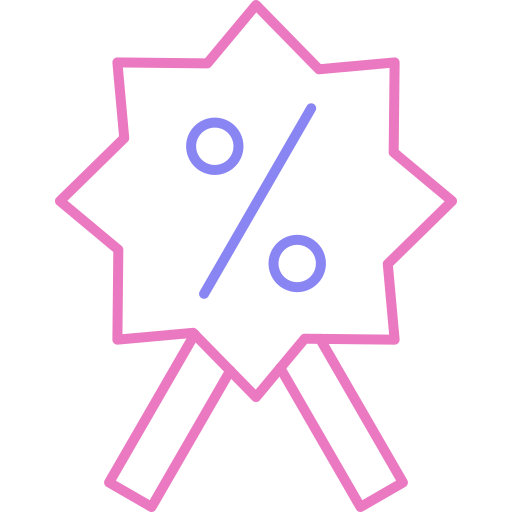 割引バッジ Generic color outline icon