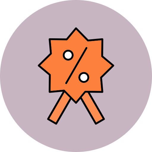 insignia de descuento Generic color lineal-color icono