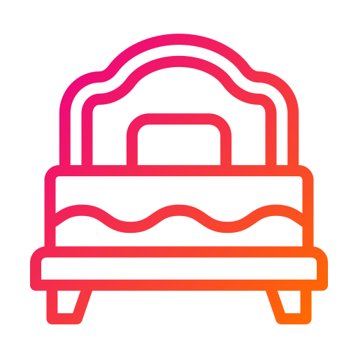Bed Generic gradient outline icon