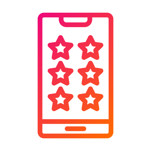 Rating stars Generic gradient outline icon