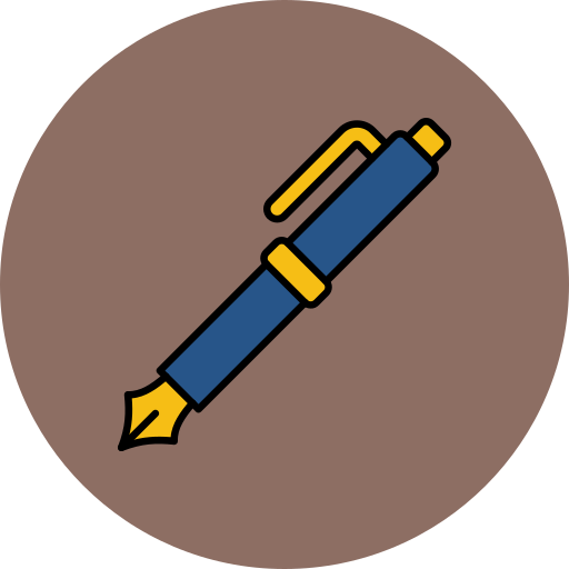 万年筆 Generic color lineal-color icon