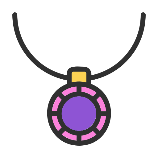 Necklace Generic color lineal-color icon