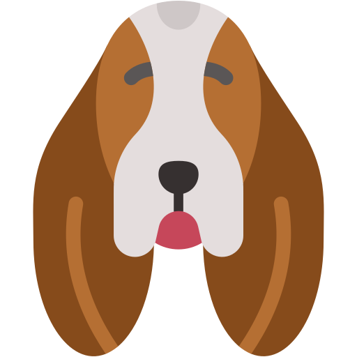 basset hound Generic color fill ikona