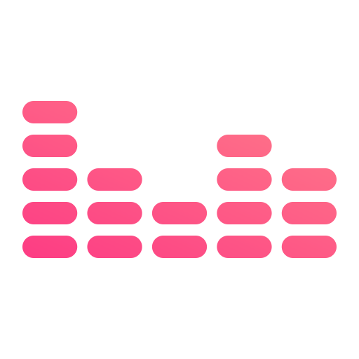 audio Generic gradient outline icona