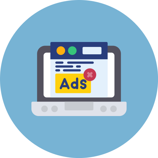 Online advertising Generic color fill icon