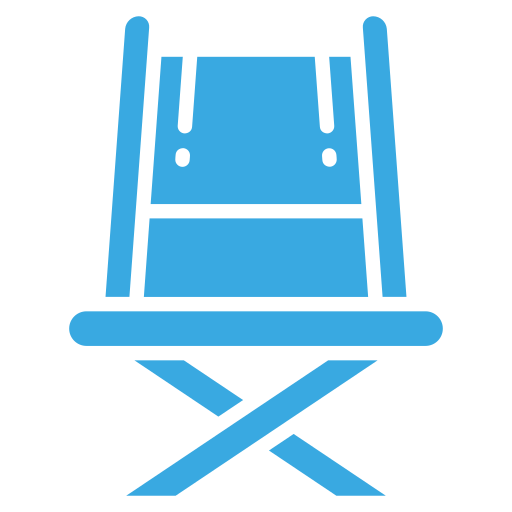 silla de director Generic color fill icono