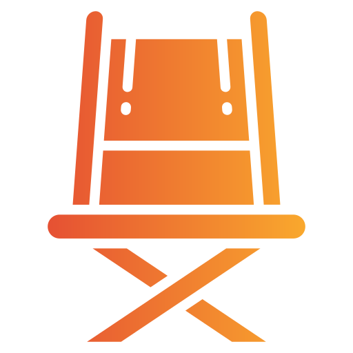 silla de director Generic gradient fill icono