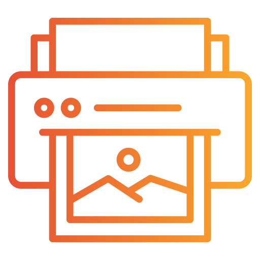 Printer Generic gradient outline icon