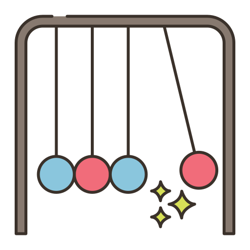 뉴턴의 요람 Generic color lineal-color icon