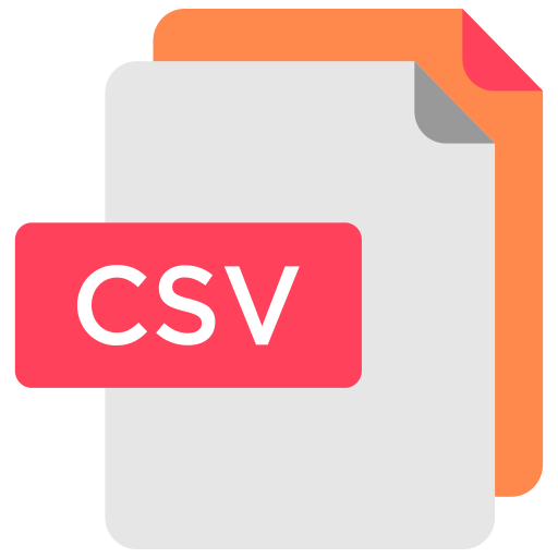 csv Generic color fill ikona