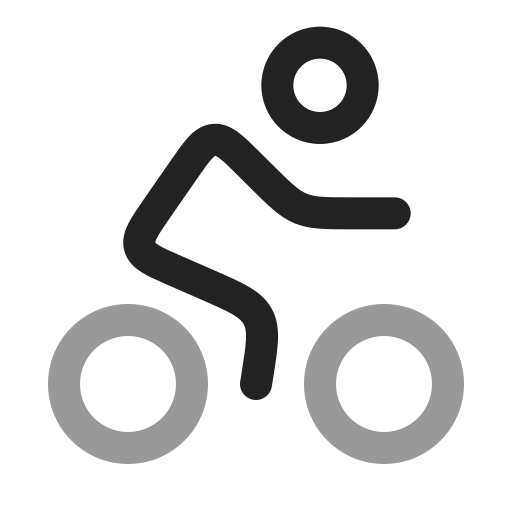 andare in bicicletta Generic color outline icona